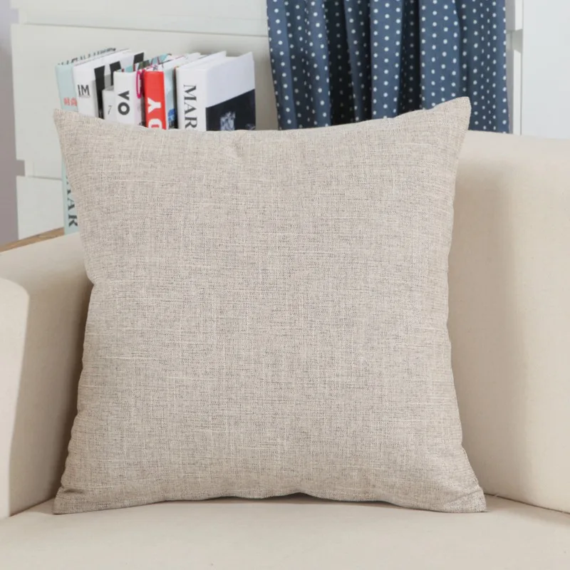 45x45 см Чистый цвет Подушка Чехол простой декоративное покрытие домашних продуктов стула домашний текстиль