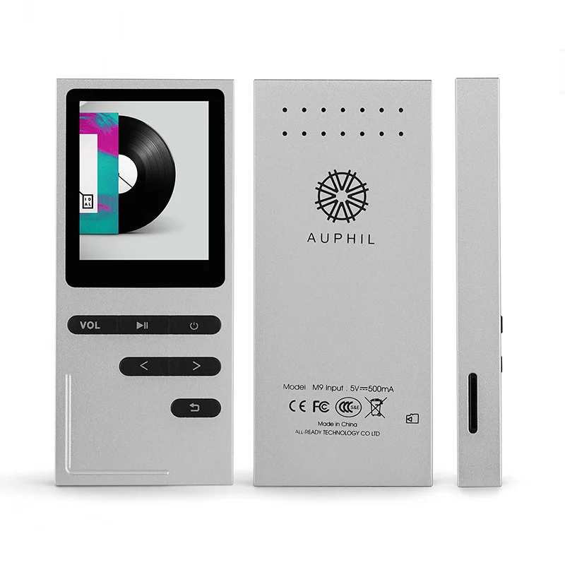 MP3 плеер AUPHIL X12 без потерь музыкальный 50 часов воспроизведения встроенный динамик