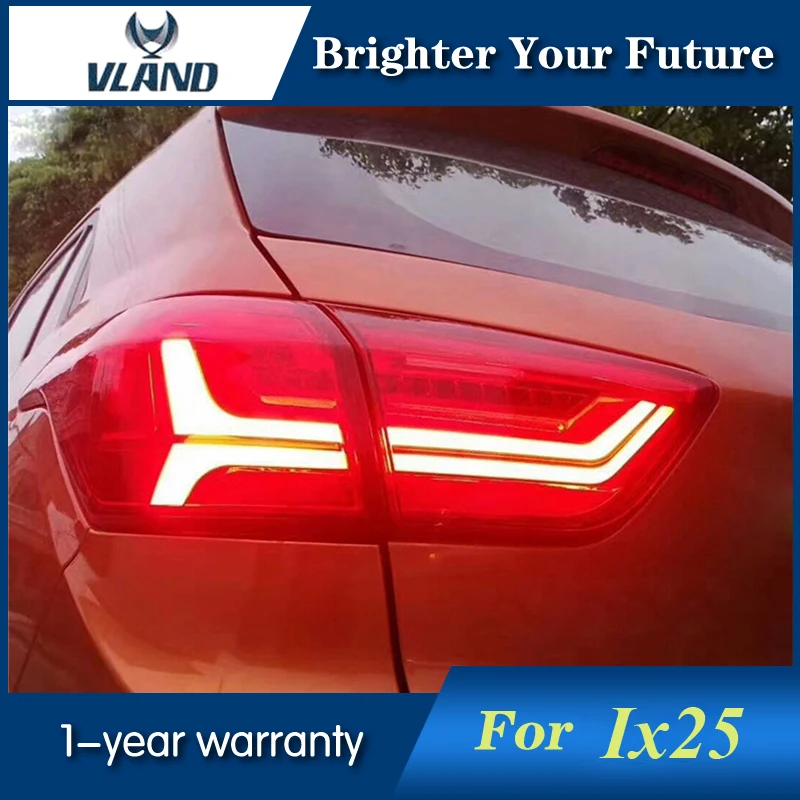 2Pcs Tail Lights For Hyundai Creta 2015 LED IX25 T...