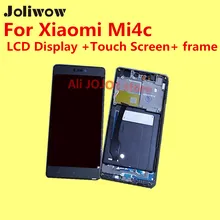 Hohe qualität für xiaomi mi4c lcd display + touch screen + rahmen + tools digitizer glaslinse assembly ersatz geben silizium fall