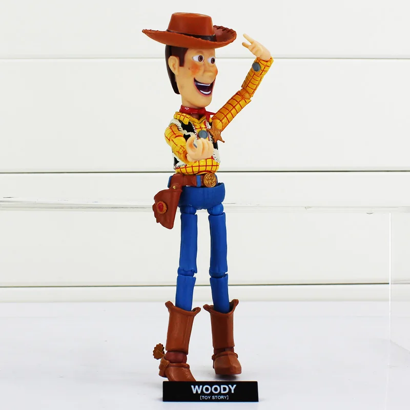 

Toy Story Woody Figures Dolls Series Speical NO.010 Sci-Fi Revoltech Woody PVC Model Action Figure Doll ToysFree Shipping