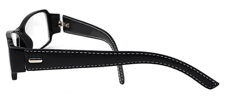 Маленькие Оптовые компьютерные очки с кожаным дужком UV400 защита прозрачные линзы очки 20061