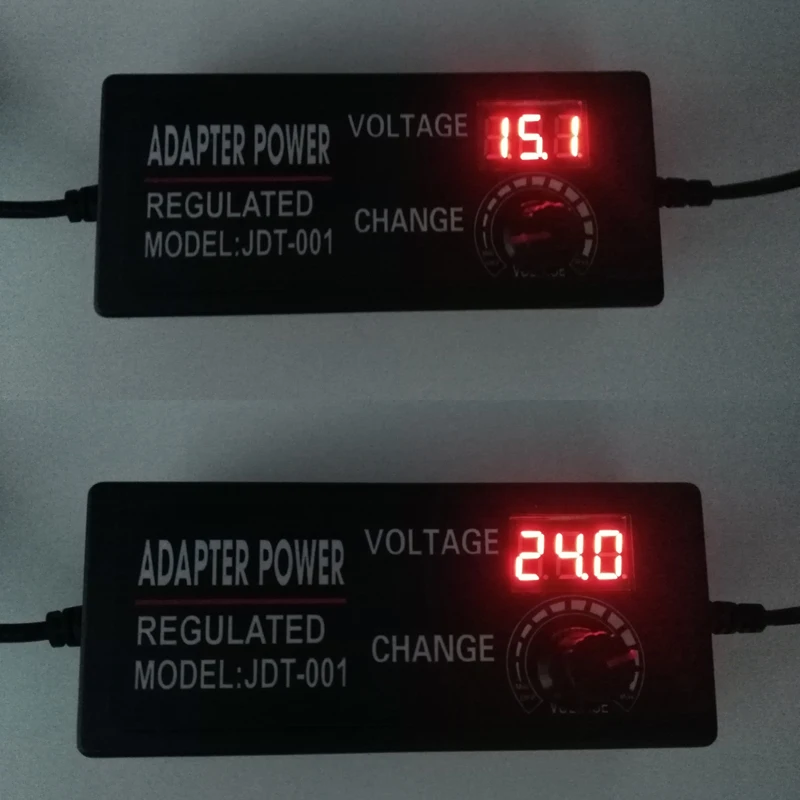 Регулируемый Питание при напряжении 9 10 12 14V 15V 16 17 18V 19V 20V 21V 22V 24V 3A 3000mA AC/DC Регулируемый Мощность адаптер с дисплеем