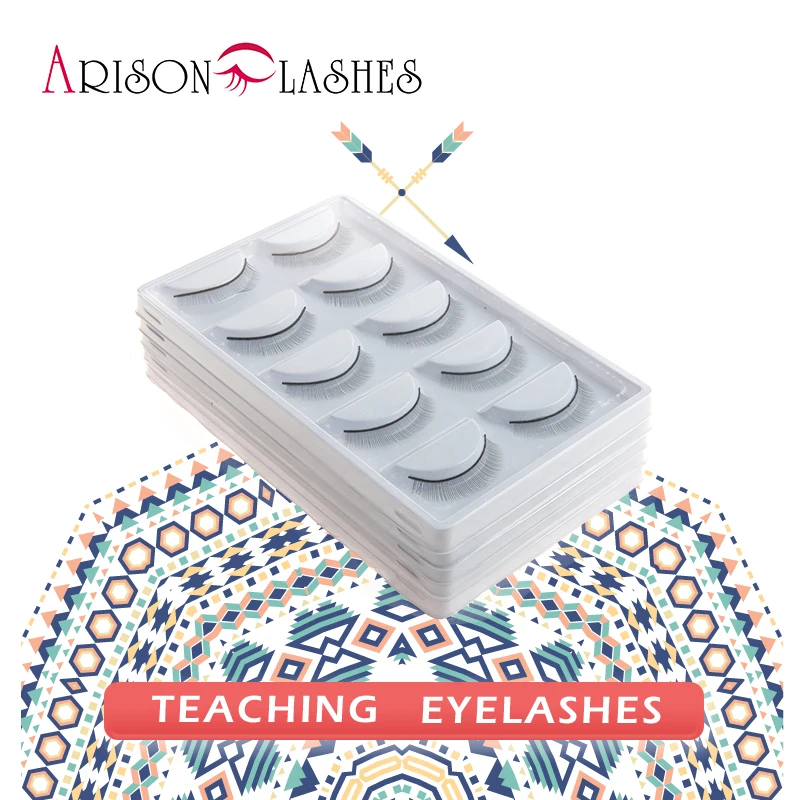 

arison 50 pcs/5box Training Lashes Tools Kit for Eyelash Extension Teaching