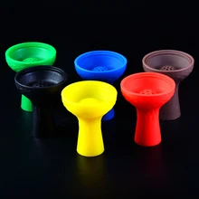 6 цветов пищевого силикона кальян табак для кальяна чаша Sheesha Chicha Cachimba Nargile аксессуары