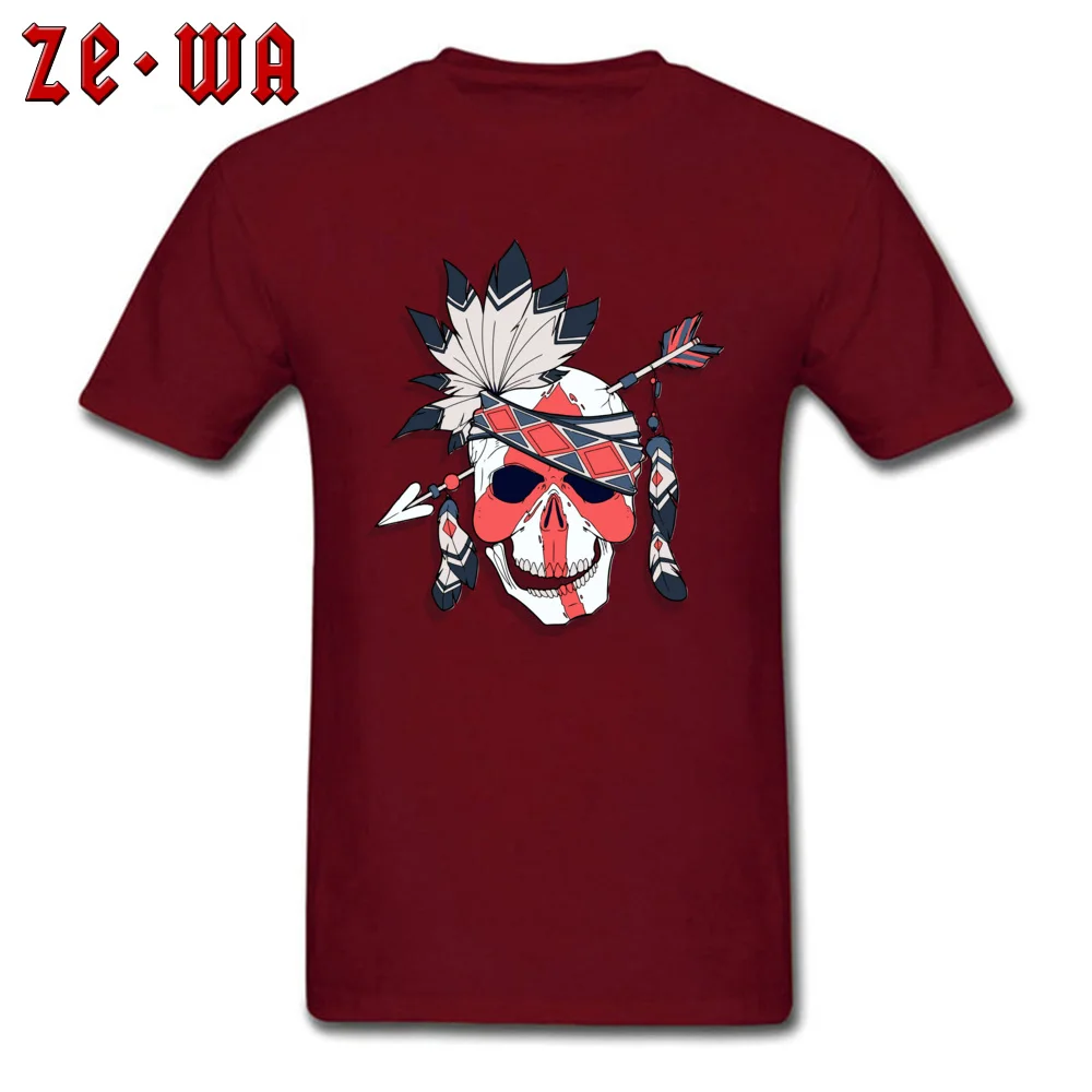 skeleton201897Y 100% Cotton T Shirts for Students Short Sleeve Tops Tees 2018 Hot Sale Autumn Round Collar Tee Shirt Printed skeleton201897Y maroon