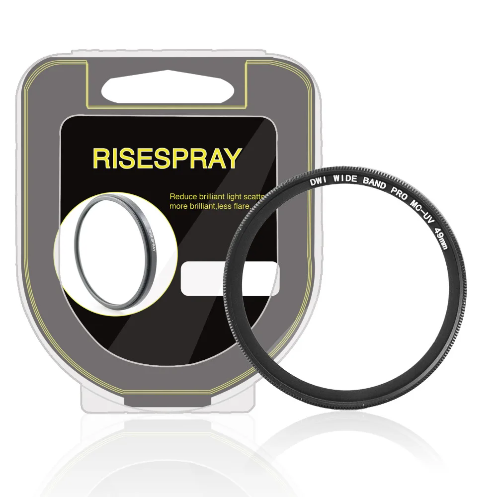 RISESPRAY 49mm Multi Coated MC UV lens Filter Protector For Nikon Canon