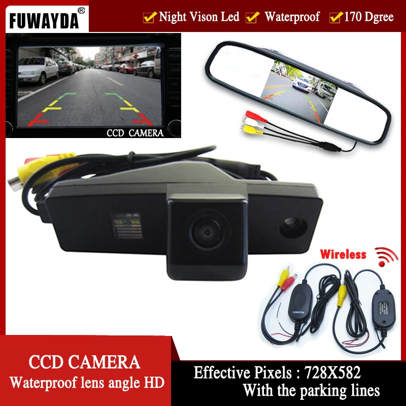 Автомобильная камера ночного видения FUWAYDA с Wi-Fi CCD для Toyota Highlander Kluger Lexus RX300