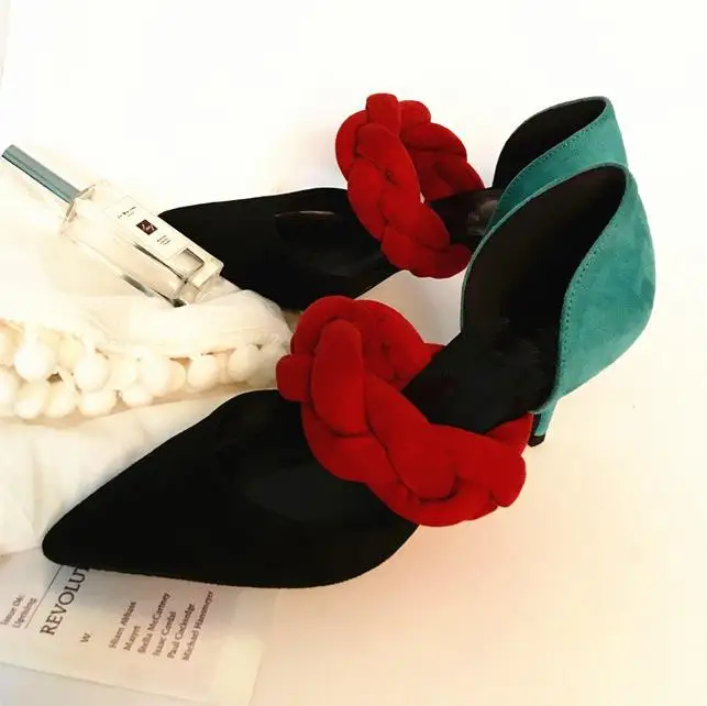 Sur Pic Chaude Talons De Mujer Parti Bout Pompes Printemps as Glissement Chaussures Femmes As Mariage Pointu Pic Sexy Robe Nouvelles Hauts Automne Vente Zaptos pgTwx00