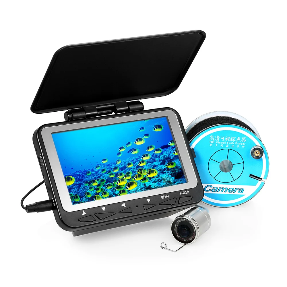 

Lixada 15M / 30M 1000TVL Fish Finder Underwater Camera 4.3" LCD Monitor 8 Infrared IR LED Night Vision Camera 140 Wide Angle New