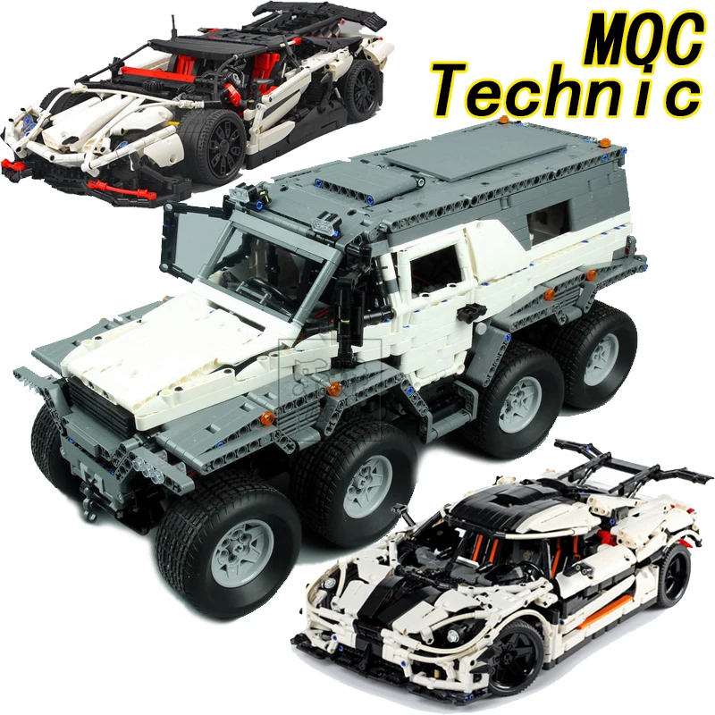 

LEPIN Avtoros Shaman 8x8 ATV Technic Model Building Blocks Bricks Toys 23006 Hatchback 23012 Arakawa Compatible with legoINGly