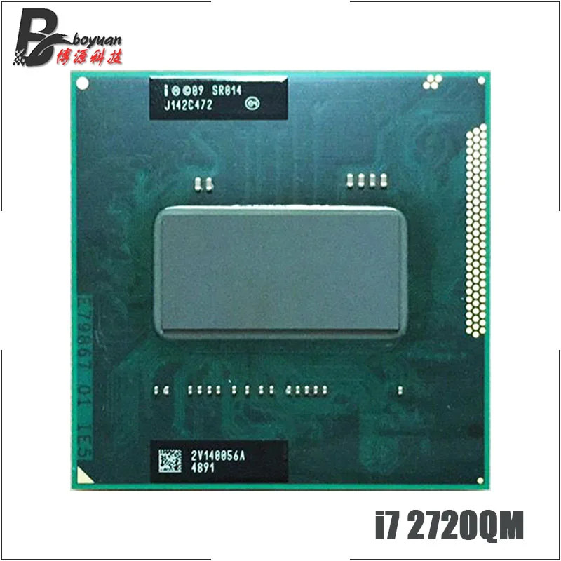 

Intel Core i7-2720QM i7 2720QM SR014 2.2 GHz Quad-Core Eight-Thread CPU Processor 6M 45W Socket G2 / rPGA988B