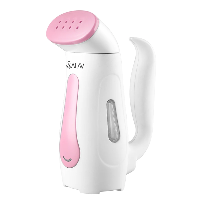 

SALAV TS-03 Steam & Go Travel Hand Held Garment Steamer 100~240V Portable Travel Handheld Steamer Dry Cleaner Pink