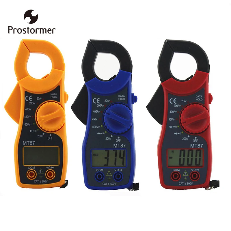 

Prostormer digital display multimeter with buzzer compact home multi-function simple multimeter