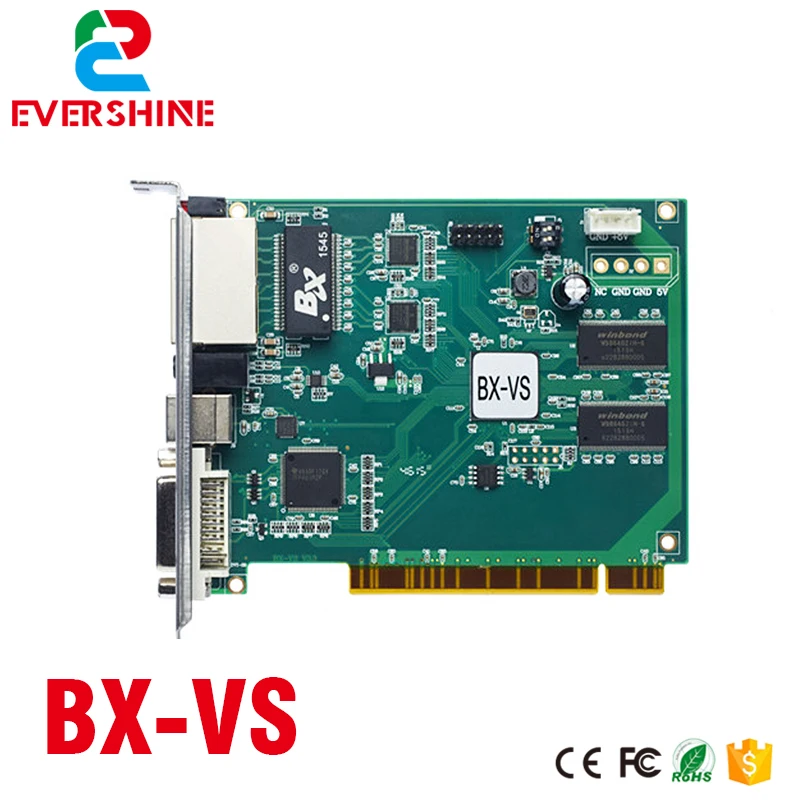 Image sending card BX VS led full color controller card 65536 Gray scale grade led video board control card 2 gigabit Ethernet ports