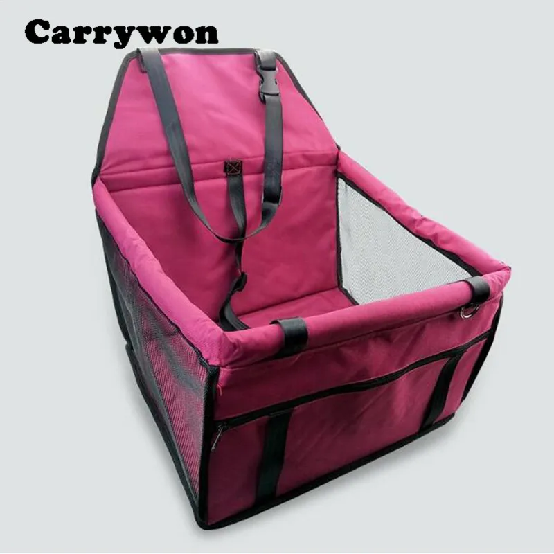 Carrywon Waterproof Puppy Dogs Car Safe Seat Bag Basket Pet Product Pets Dog Carrier Pad Carry