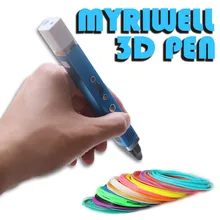 Magia 3d impresora Myriwell Original pluma de Dibujo 3D Pluma con LED pantalla 3D impresora 3d plumas para los niños regalo de cumpleaños regalo Útil