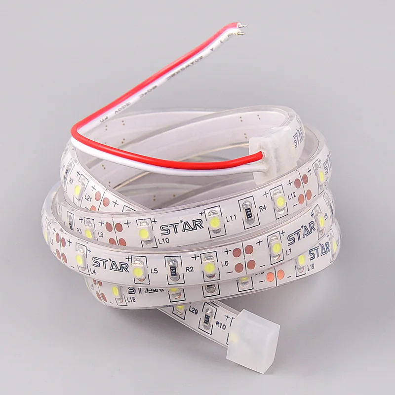 1m LED Strip Lights 3528 SMD 12V 60 LEDs Flexible Ledstrip IP68 Tube+Gluing Waterproof Home