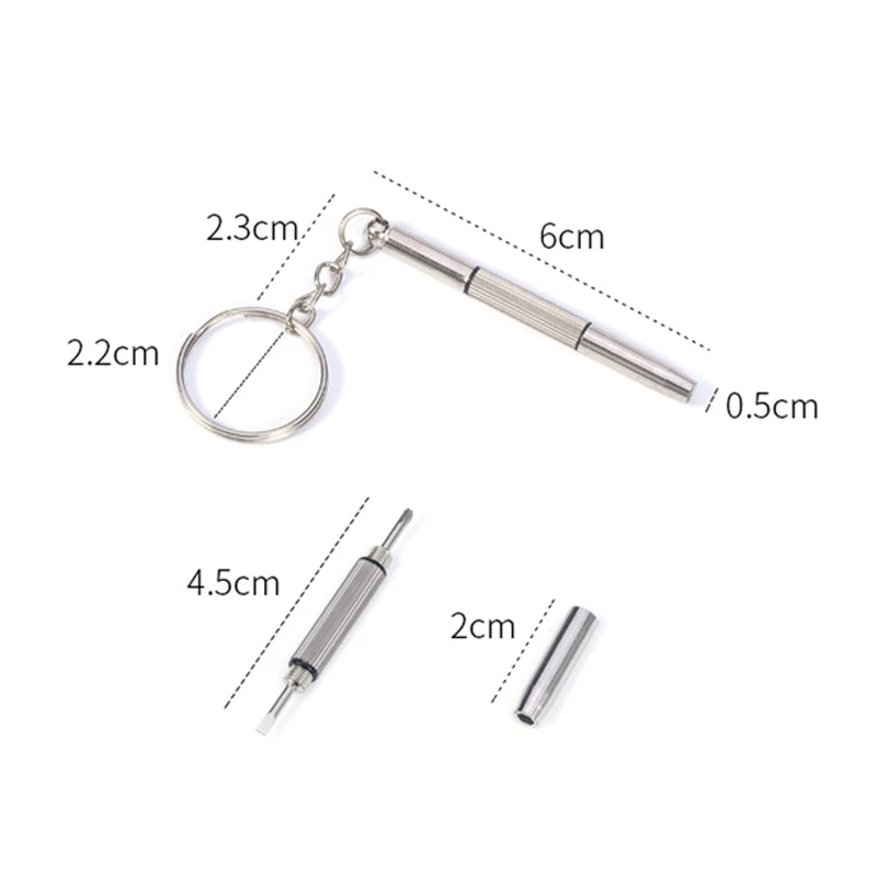 Three-purpose Glasses Screwdriver Multi-purpose Three-purpose Small Screwdriver Glasses Accessories