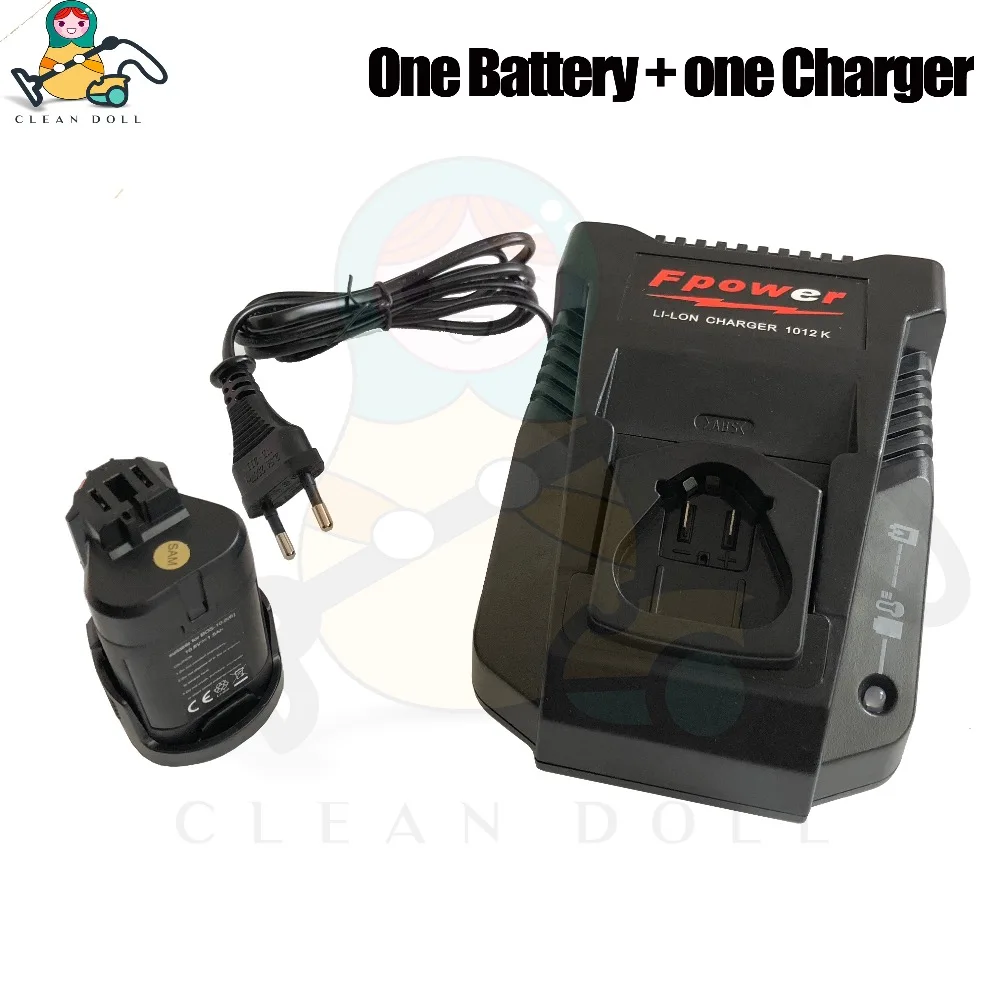 Replacement battery & charger for Bosch 10.8V 1.5Ah li ion PSM PSR PMF
