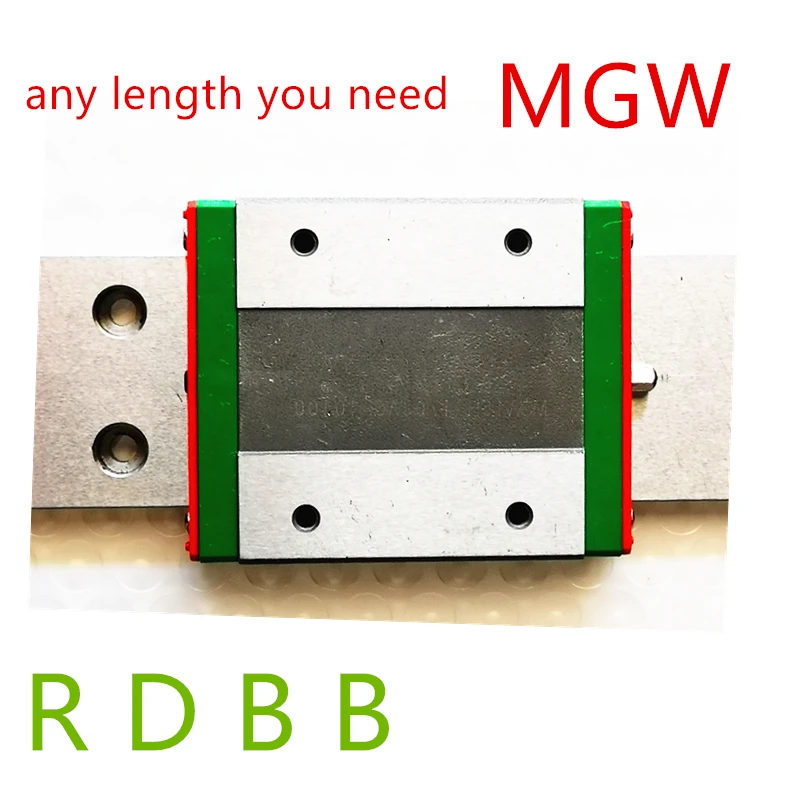 Линейная направляющая MGW15 линейная 350 мм + длинная MGW15H или MGW15C для деталей с ЧПУ |
