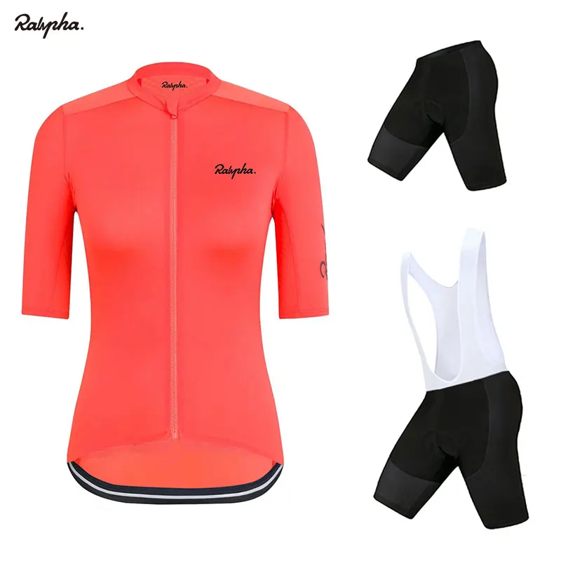 

Raphaing Women Short Sleeve Cycling Jersey Set Summer Quick Dry Breathable MTB Bike Clothing Suits Tops T-shirt Ropa Ciclismo
