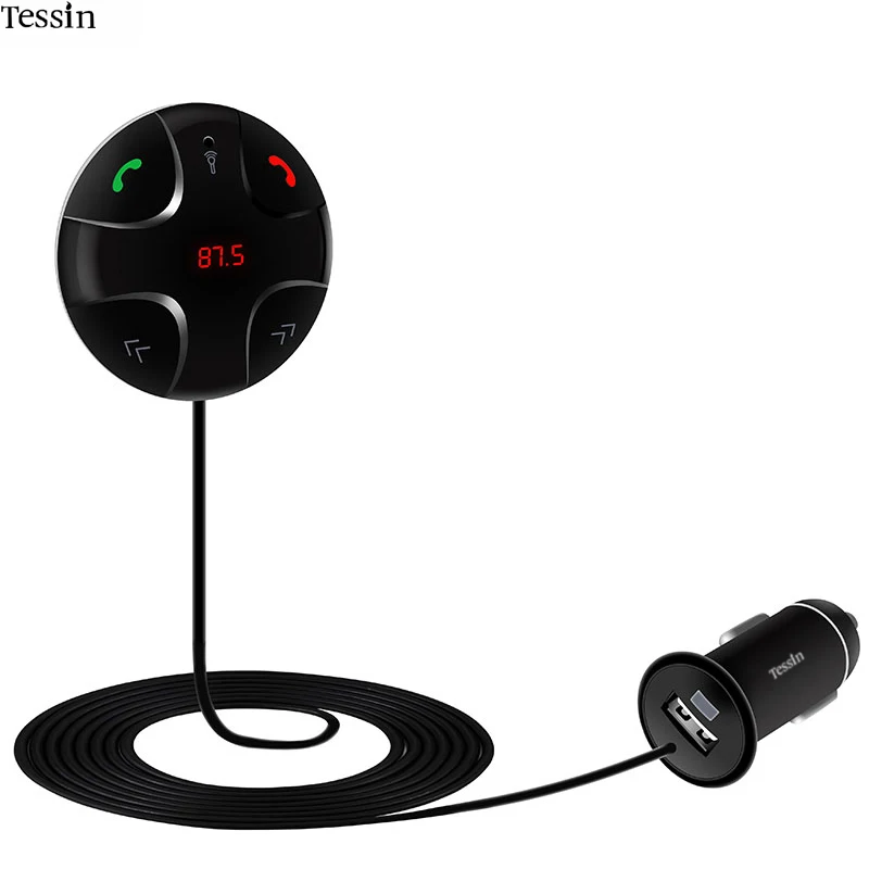 

STODER Car Bluetooth Charger USB 2.0A TF Card Mp3 Player FM Radio Transmitter For iPhone iPad Mini Samsung Nexus Huawei LG Audio
