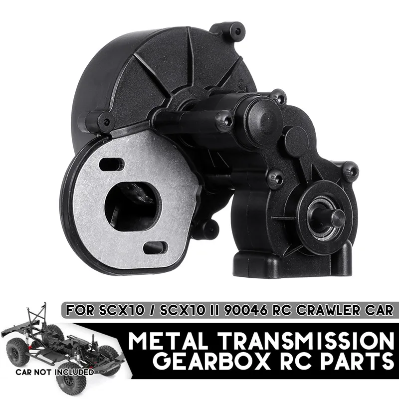 

Best Price Transmission Box Plastic + Metal Complete Center Gearbox with Gear for Axial SCX10 / SCX10 II 90046 RC Crawler Car