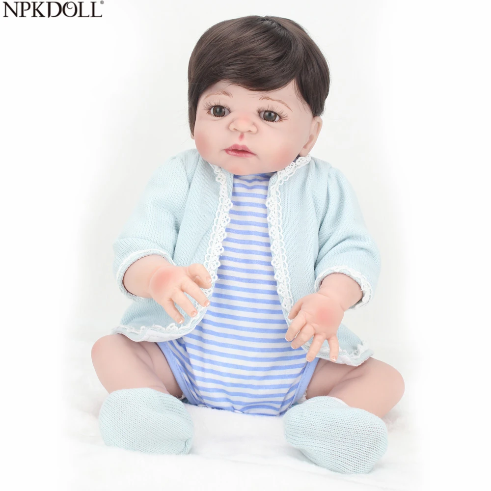 NPKDOLL Reborn Baby Dolls 55cm Toddler Toys Cheap Full Body Silicone Baby Doll Hot Sales Fashion Kids Toys Promotion NPKDOLL Reborn Baby Dolls 55cm Toddler Toys Cheap Full Body Silicone Baby Doll Hot Sales Fashion Kids Toys Promotion