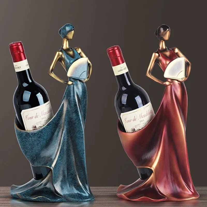 

Resin Egyptian Resin Wine Rack Best Wine Bottle Holder Egyptian Goddess Wine Stand Accessories Home Bar Decor Wine Holder L3112