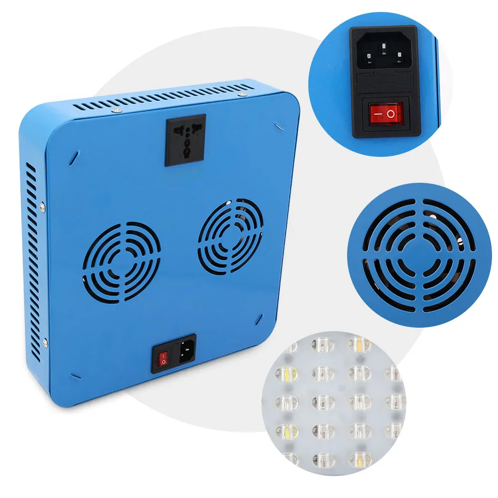 3x1000 Вт высокой мощности Мощность светодиодный Grow светильник панели 110V 220V Полный