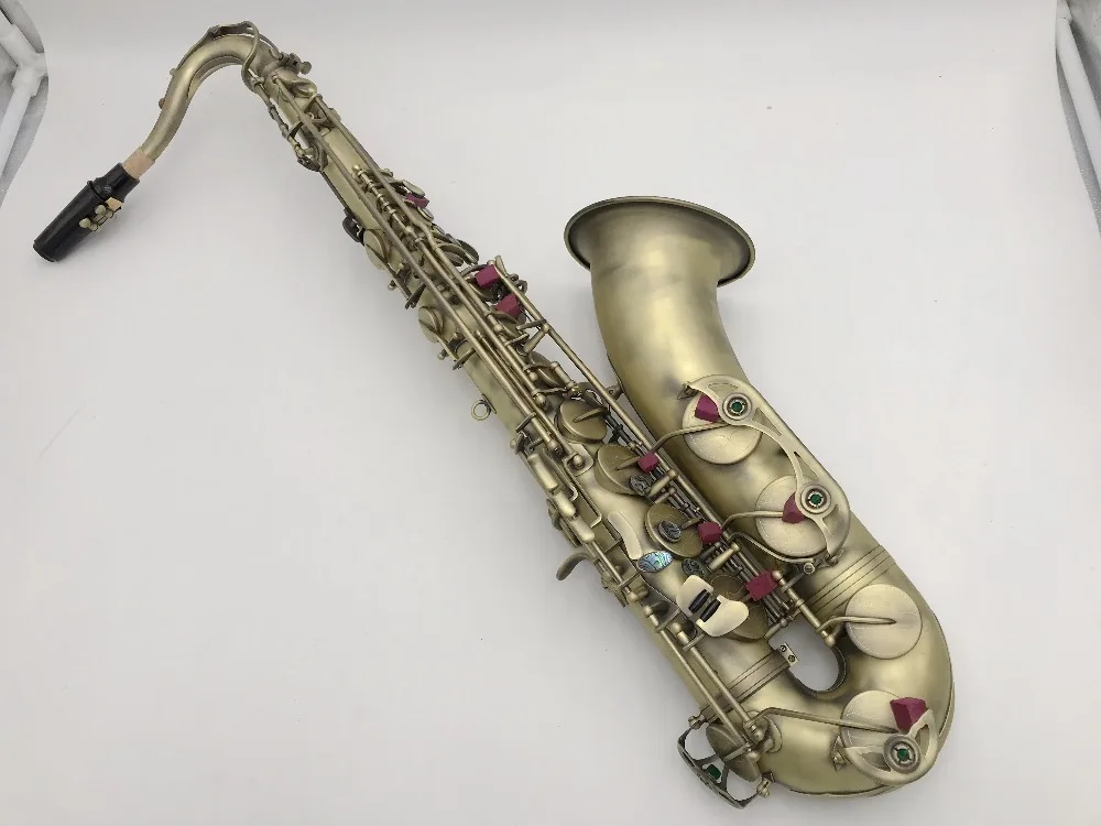 Tenor Saxophone France 54 Bb Sax Wind instrument Antique Copper