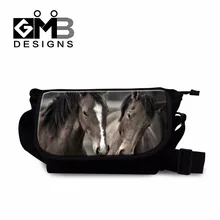 Холщовые сумки-мессенджеры для мужчин, сумки через плечо для подростков, сумка-мессенджер с животными для мальчиков, крутая Сумка-слинг, Детская сумка