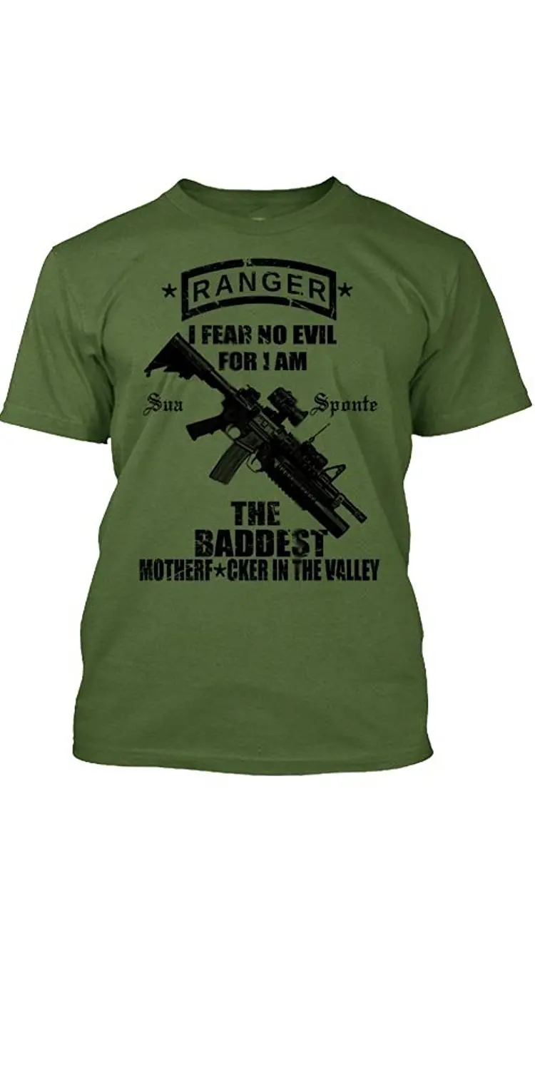 2019 New Brand Cheap Sale 100 Cotton US Army Ranger T Shirt Infantry 