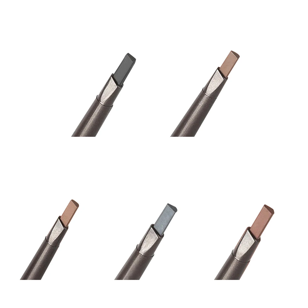 

5 Colors New Waterproof Double Headed Automatic Magic Eyebrow Pencil With Brush