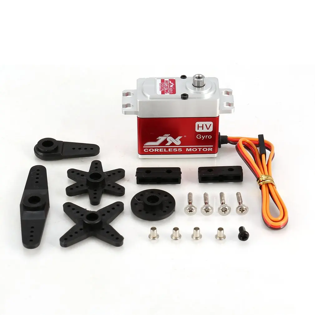 JX PDI HV7207MG 7 кг ЧПУ металлический рулевой Цифровой Металлический Редуктор Coreless Servo