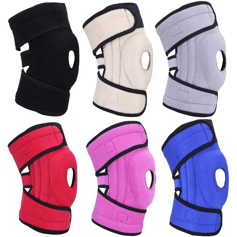 4 Spring Support Knee Pads Silicone Non slip Breathable Climbing Sports