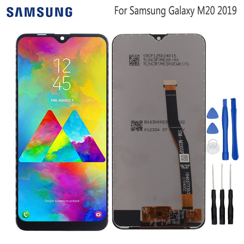 

Original LCD For Samsung Galaxy M20 M205 Display Touch Screen Digitizer Assembly M20 M205 M205F SM-M205F/DS Replacement Parts