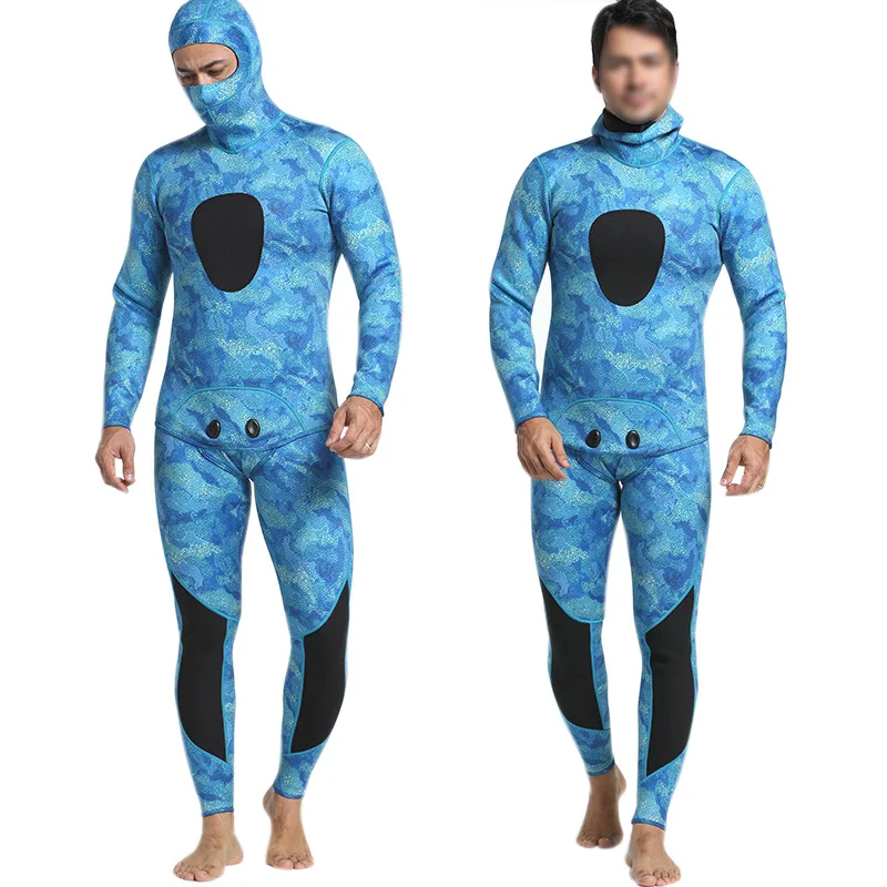 

Diving suit neoprene 3mm men pesca diving spearfishing wetsuit surf snorkel swimsuit Split Suits Combination surf wetsuit