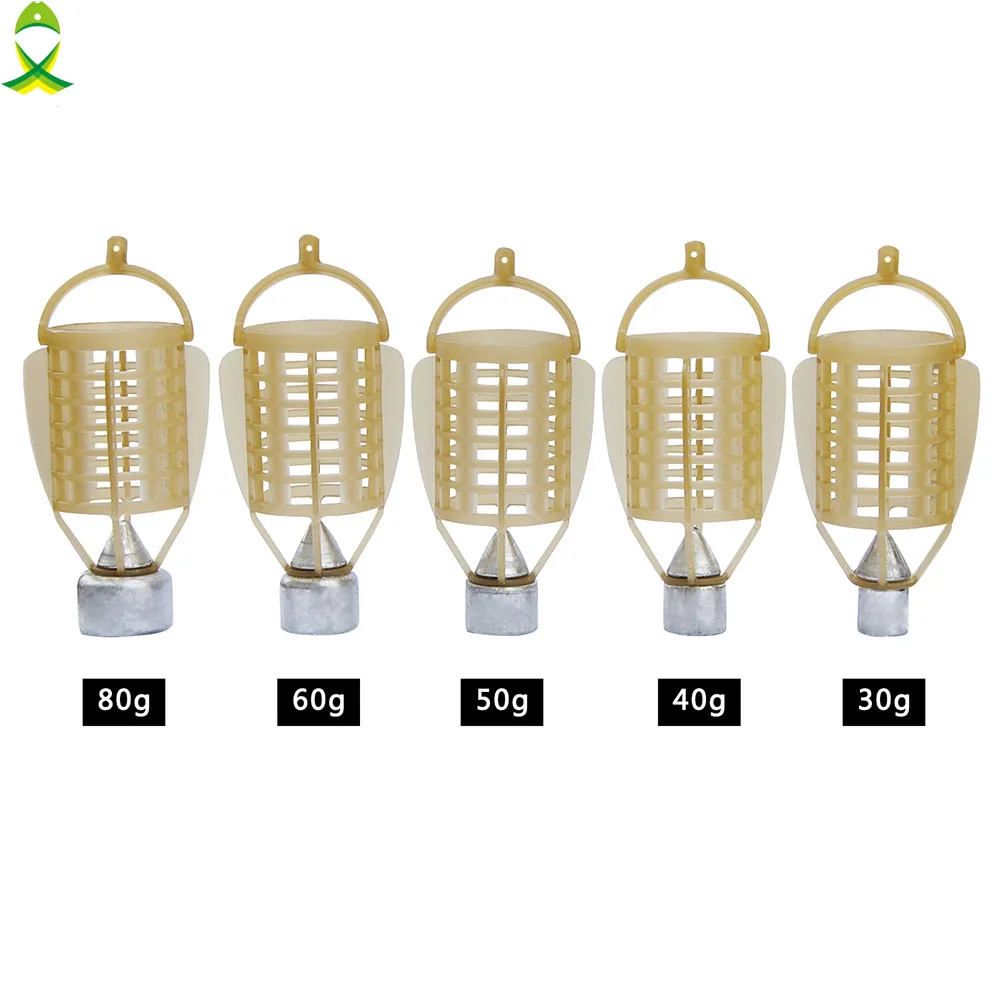JSM 3 шт./партия, инструмент для ловли карпа, аксессуары, клетка для приманки 30 г-80 г с свинцовым грузило для снасти для подледной рыбалки