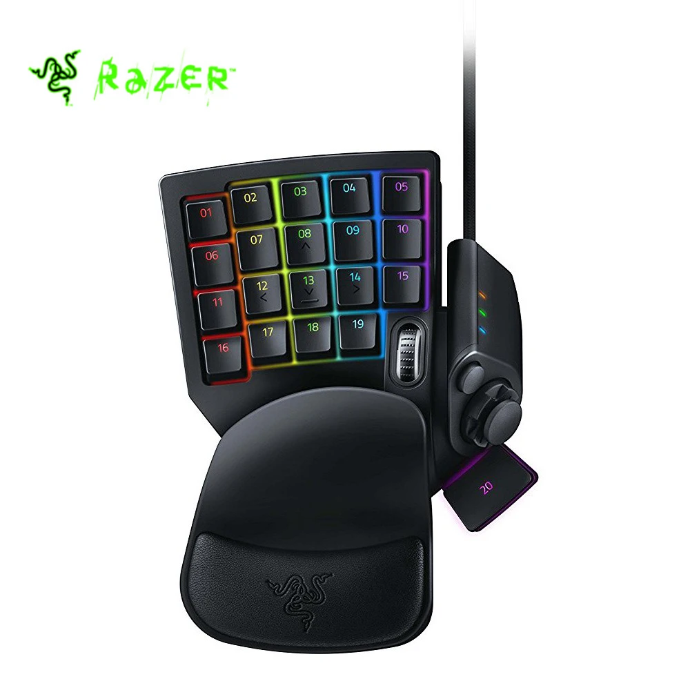 Original Razer Tartaro V2 Chroma Mecha Membrana Teclado De Jogo Com Fio 32 Teclas Totalmente Programaveis Preto Teclados Aliexpress