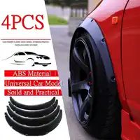 4 PCS 70mm โคลน Universal Car Fender Flares ล้อ Arch Trim Strip Eyebrow Protector Splash Guards