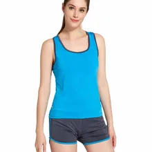 Vihir Для женщин Activewear Спортивное Йога тренажерный зал Фитнес майка и тренировки Шорты комплект