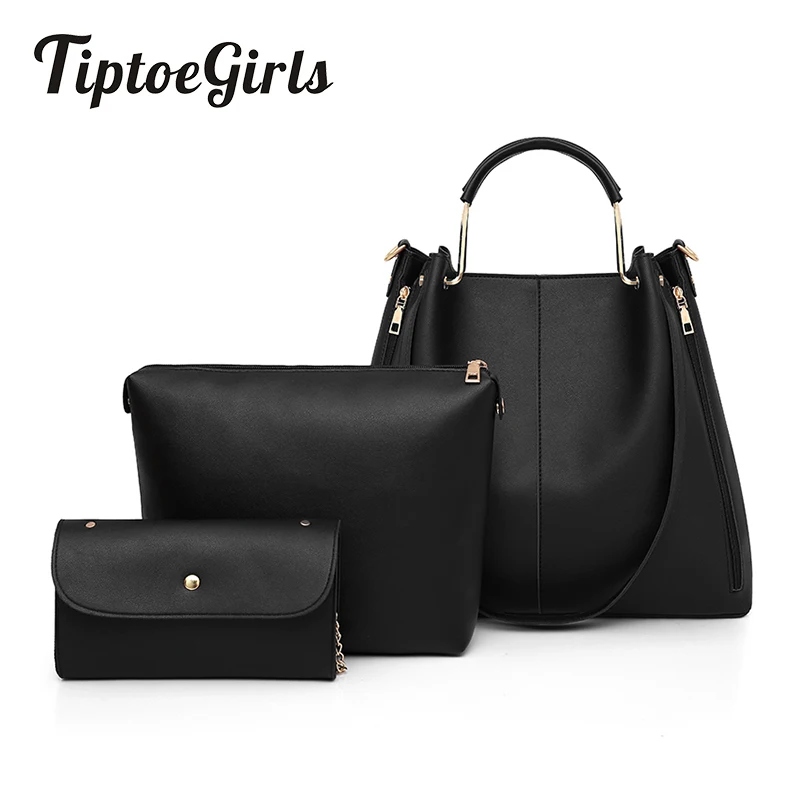 

Explosive Three-Piece Ladies Handbag Europe and the United New Fashion Personality Shoulder Bag Casual Wild Messenger Bag