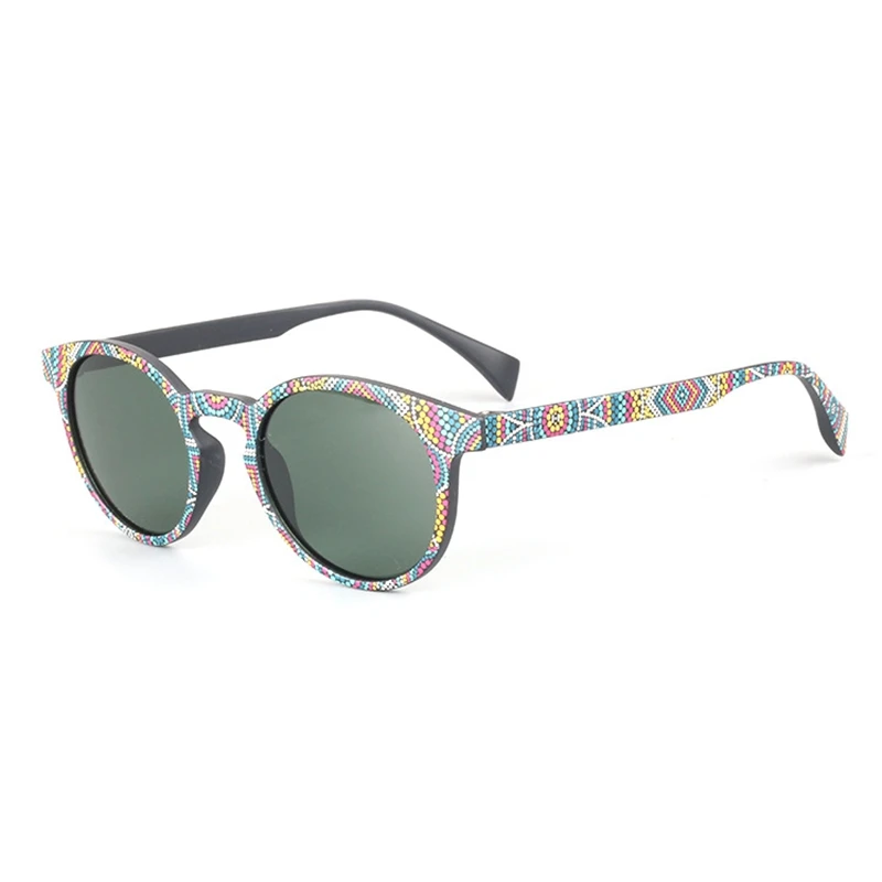 

fashion Women Polarized Sunglasses Men Vintage TR90 UV400 round Sun glasses driver Shades Oculos De Sol High quality Zis031
