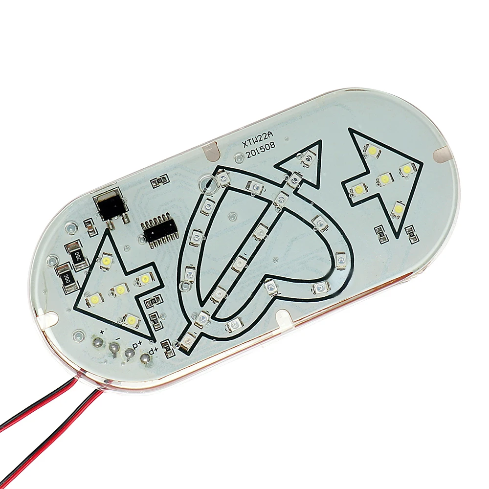

iTimo Motorcycle Flasher Tail Light Indicator Lamp LED Heart Strobe Lamp Universal Turn Signal Lights Brake Stop Light