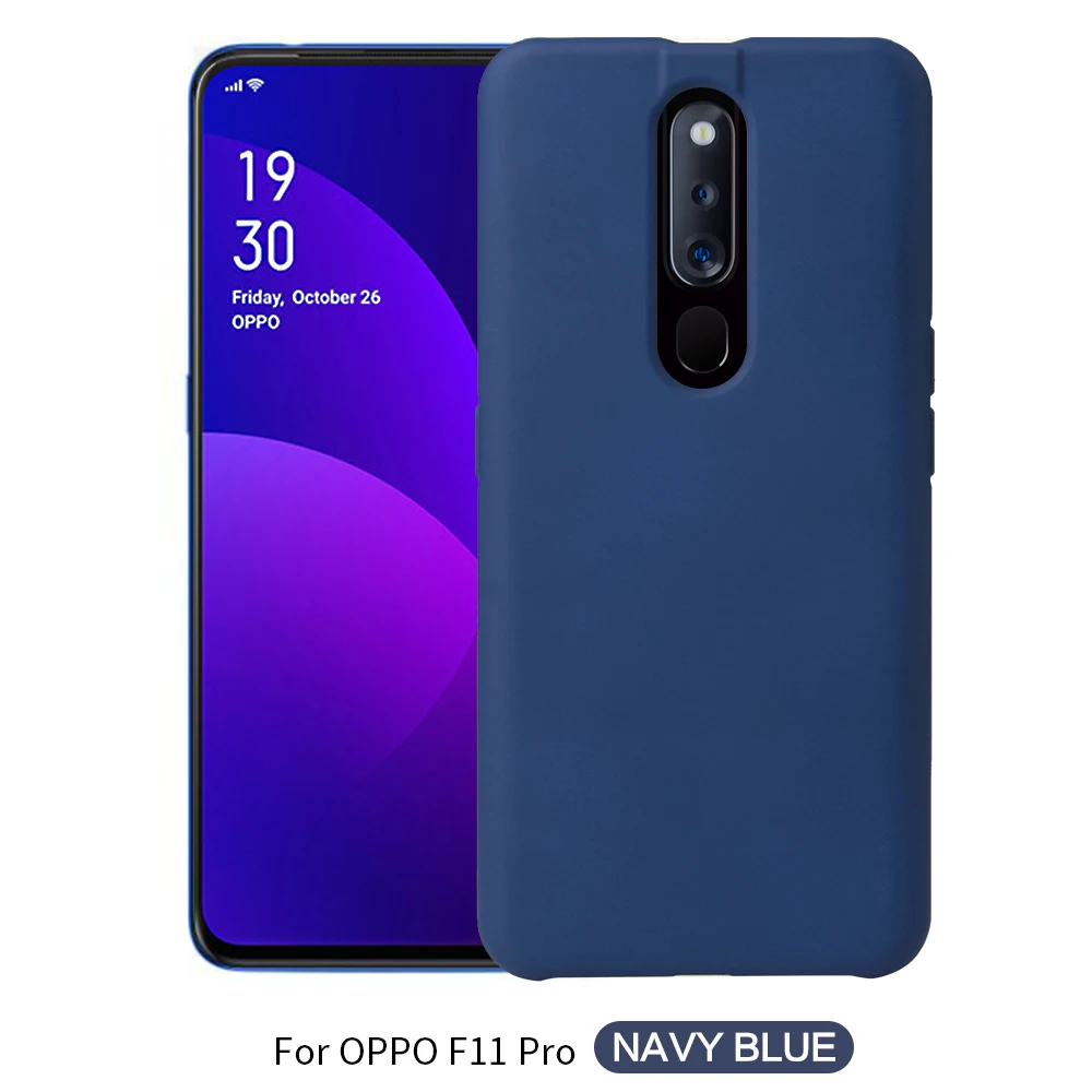 

For OPPO F11 Pro Case Luxury Silicone Built-in microfiber Shell Soft Cover For Oppo f11pro Back Cover cases