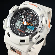 Белые модные цифровые мужские часы S Shock G стиль аналоговые Мужские наручные часы EPOZZ водонепроницаемые часы для дайвинга мужские часы E3001