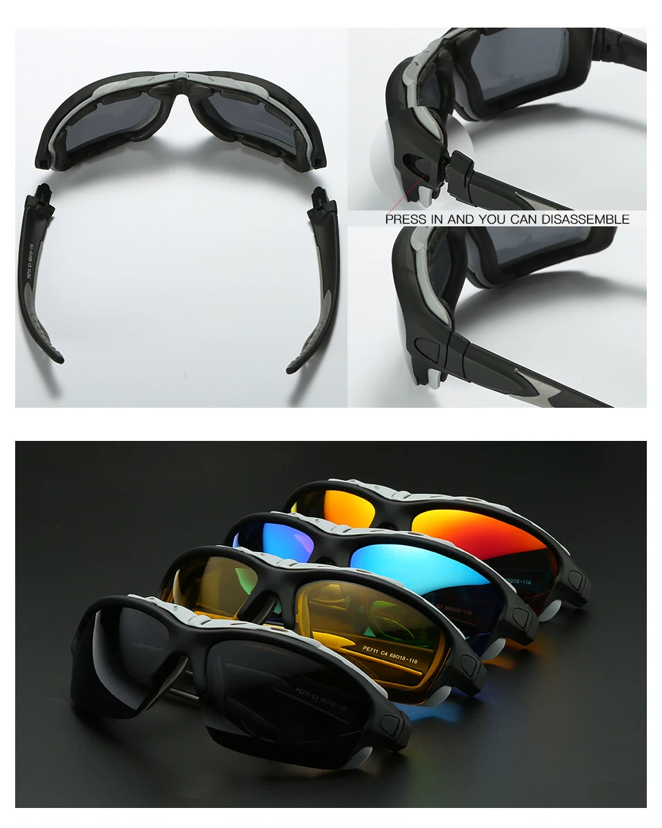 mirror polarized sunglasses men driving 9053 details (9)