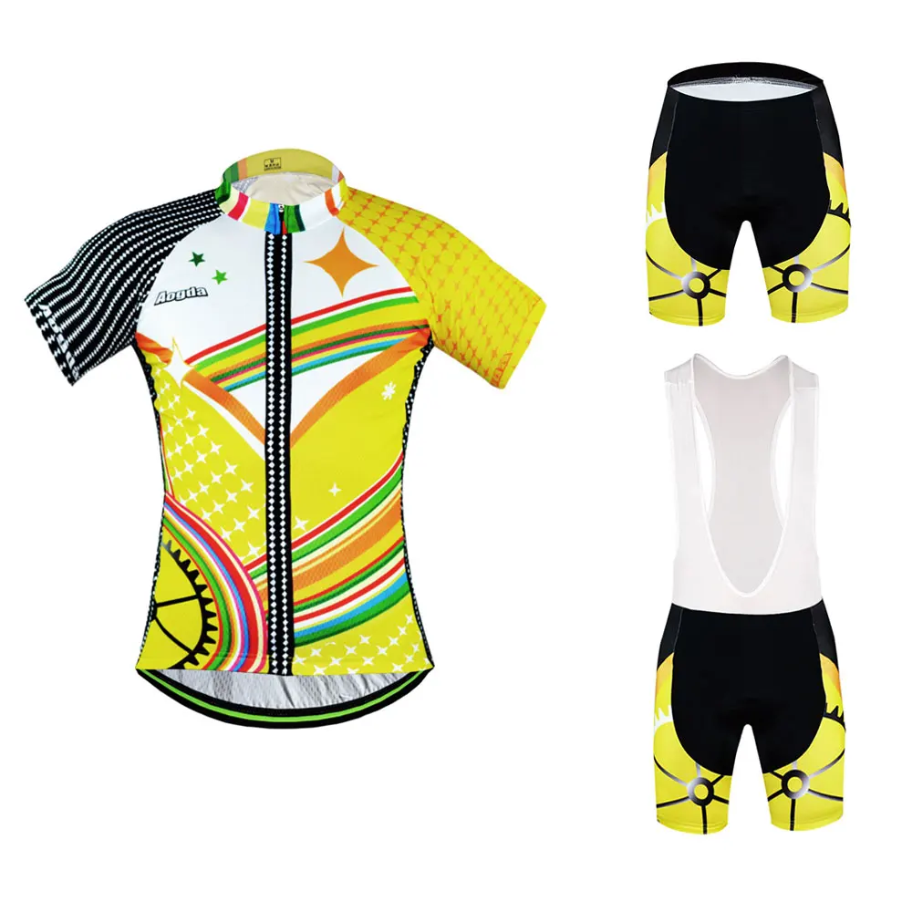 Aogda Short Sleeve Cycling Sportswear Men's Bike Clothes Bicycle Shirts
